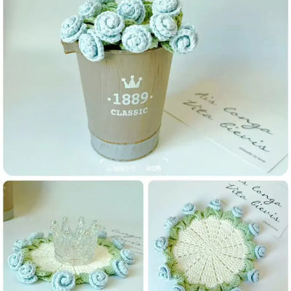 Crochet Flower Coaster