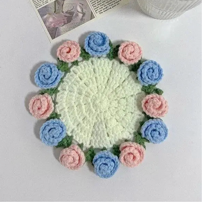 Crochet Flower Coaster