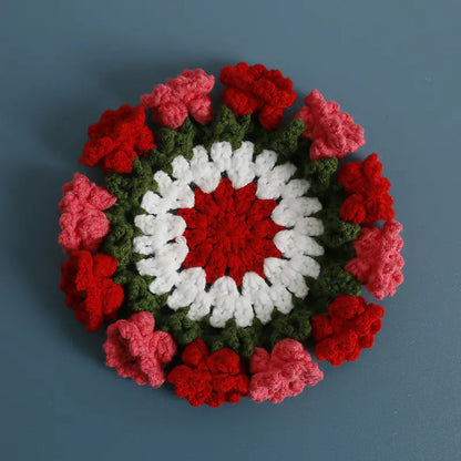 Crochet Flower Coaster