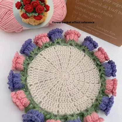 Crochet Flower Coaster