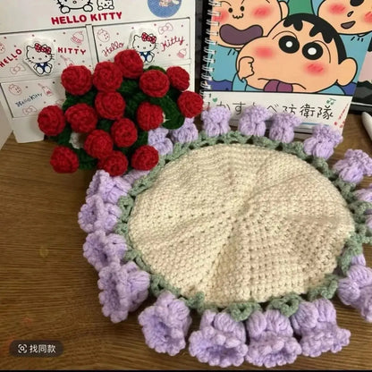 Crochet Flower Coaster