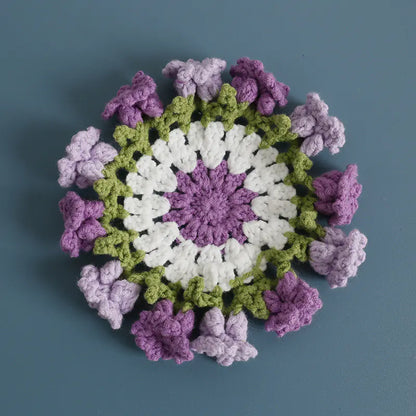 Crochet Flower Coaster