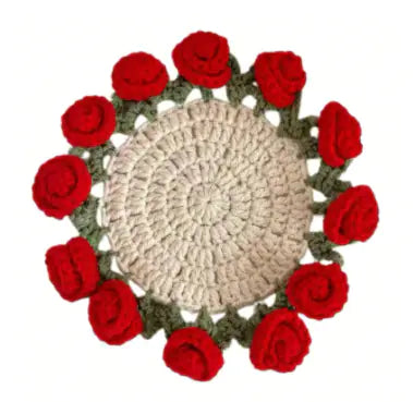 Crochet Flower Coaster