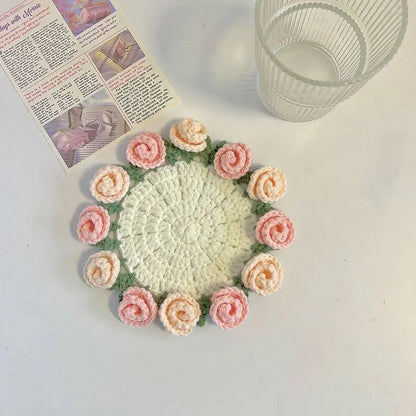 Crochet Flower Coaster