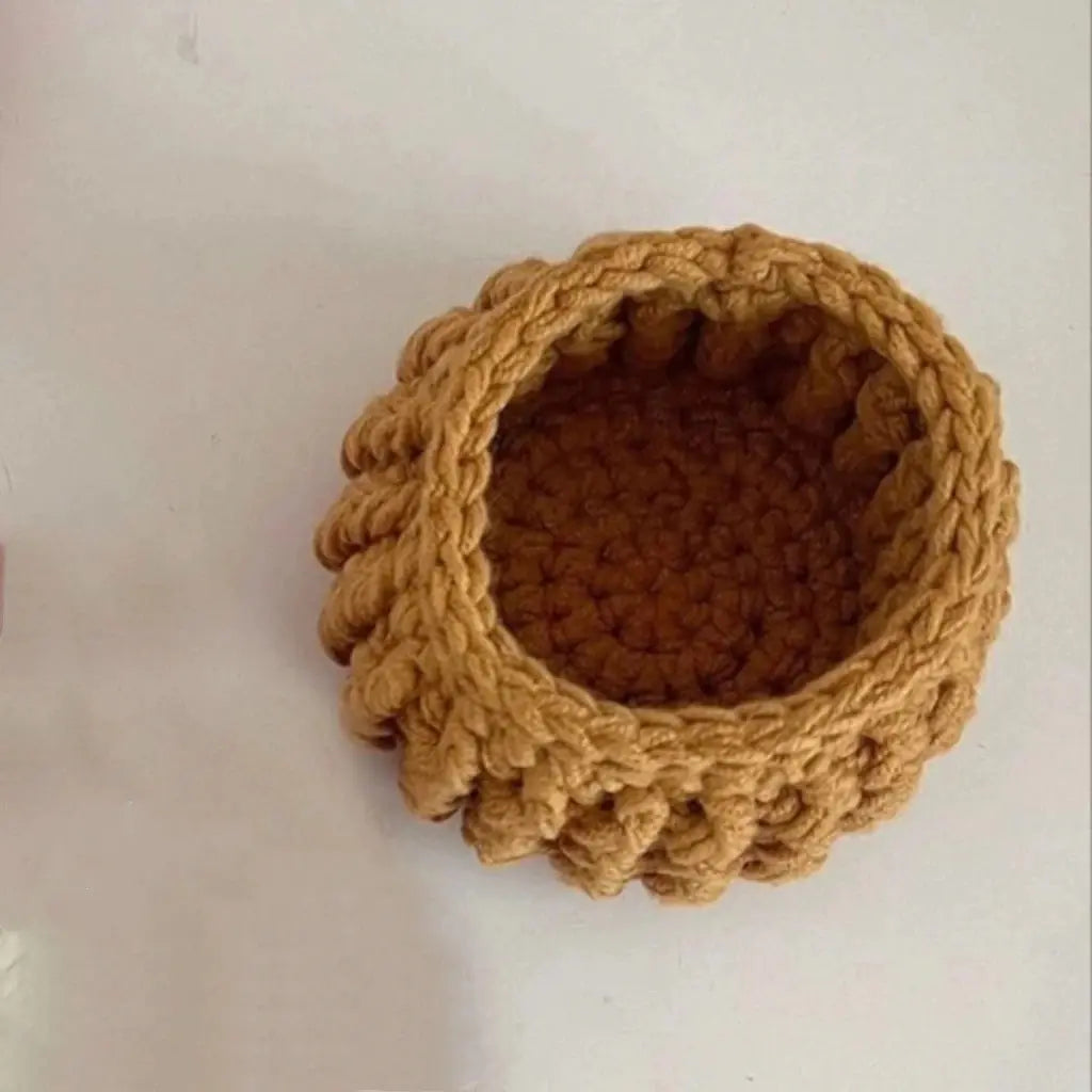 Crochet Flower Basket