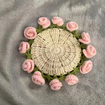 Crochet Flower Coaster
