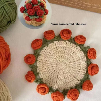 Crochet Flower Coaster